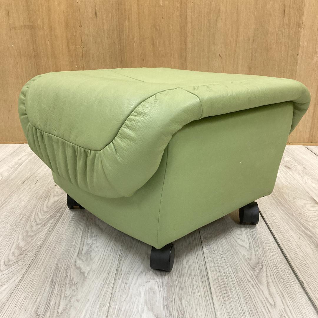 【カリモク】オットマン　スツール　本革