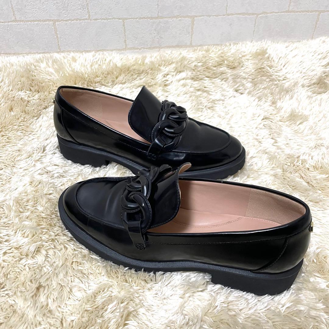 コールハーン　COLE HAAN ジュネーブチェーンローファー　黒　25cm