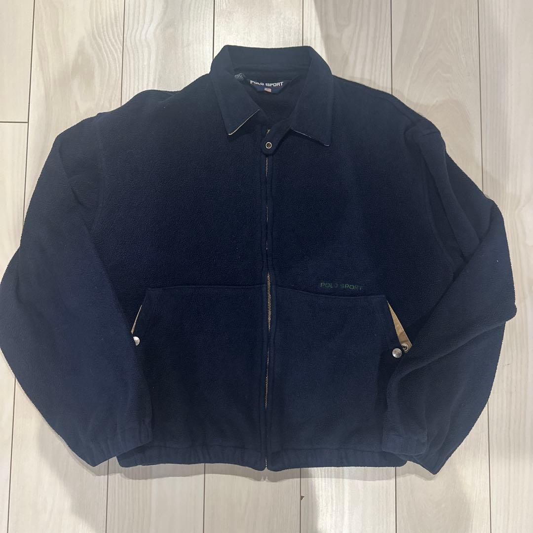 【古着】 90s USA製 POLO SPORT フリースジャケット