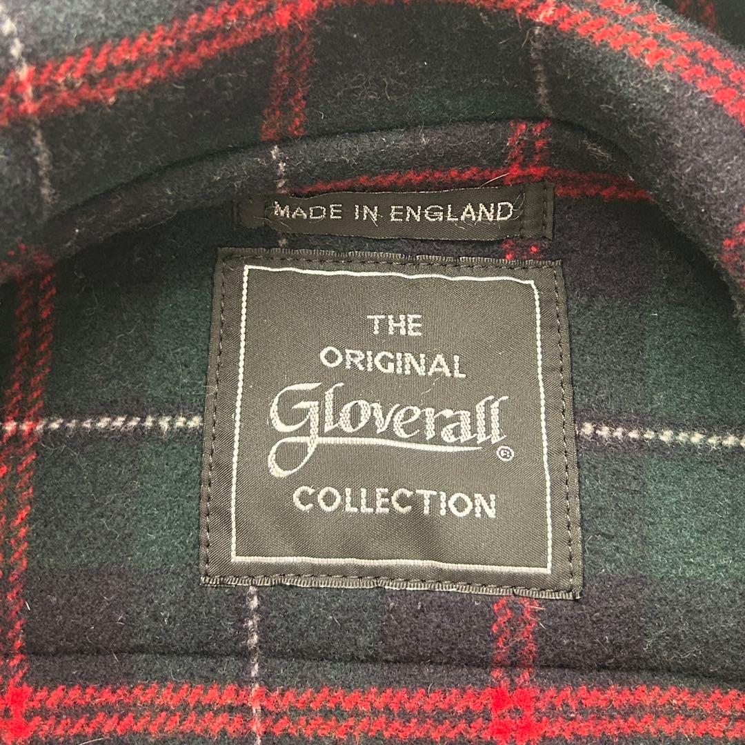 グローバーオール ダッフルコート トグル 英国製 ネイビー ダブルフェイス M