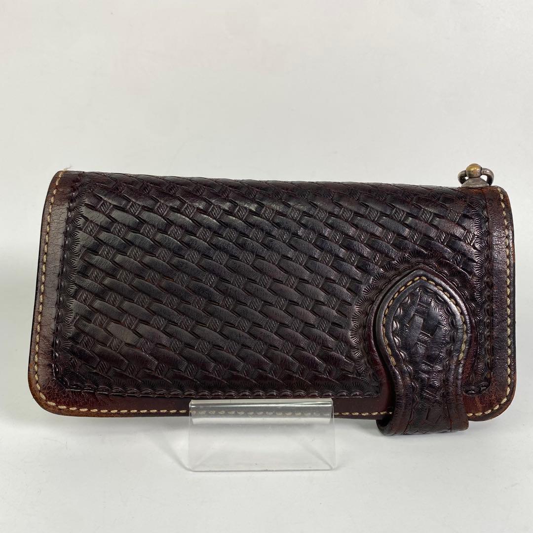 FUNNY　ライダーウォレット　バスケット　長財布　コンチョ