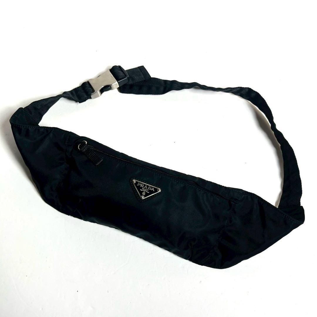 【超美品・使用感無し✨】プラダ ボディバッグ クロスボディ テスートナイロン 黒