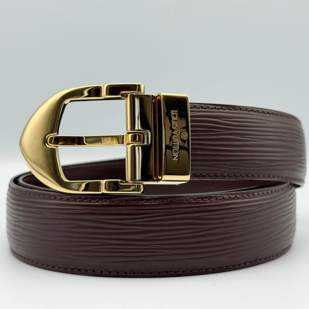 ✨美品✨ルイヴィトン エピ サンチュール ベルト レザー 純正ベルト 男女兼用