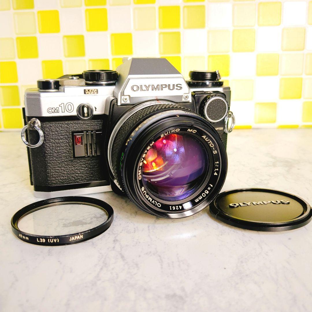 整備済み★ OLYMPUS OM-10 一眼レフ フィルムカメラ レンズセット