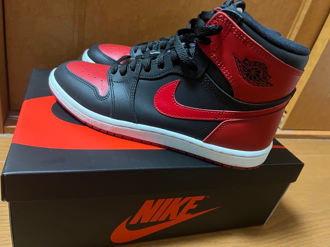 靴 NIKE Air Jordan 1 High 85 bred 2025 27.5