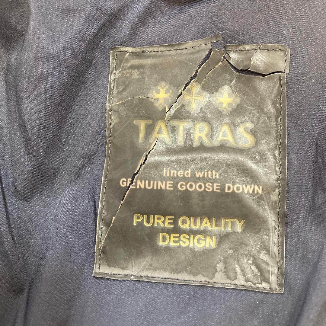 定番人気✨ TATRAS タトラス 2way ダウンコート ネイビー S フード