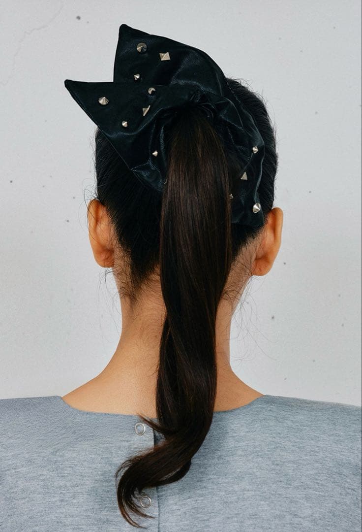 heyep フェイクレザーシュシュ