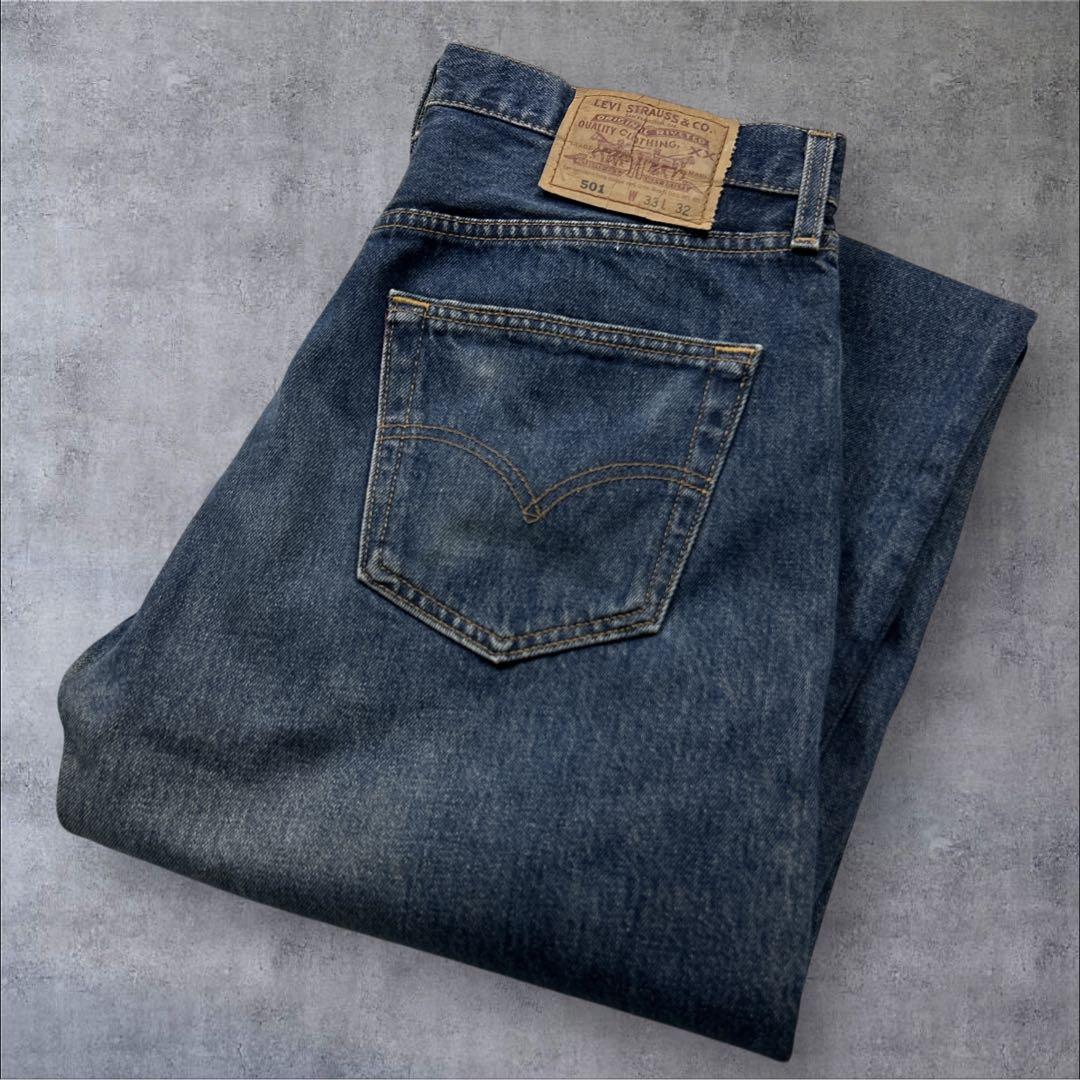 90s リーバイス　USA製 501 グッドフェード　W33 サイズ丈感◎