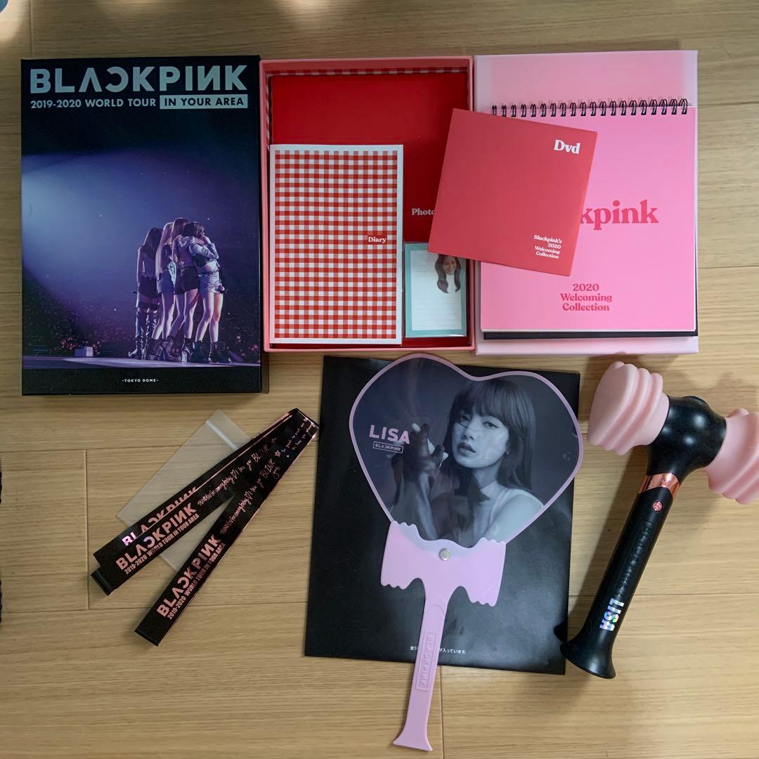 Blackpink2019-2020シーグリ2020うちわペンライト銀テープ
