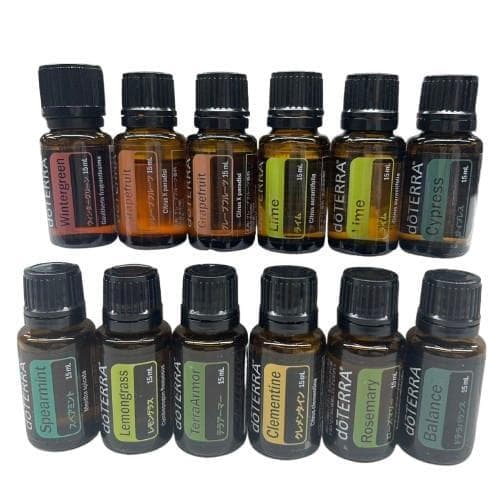 doTERRA エッセンシャルオイル１２本セット 15ml