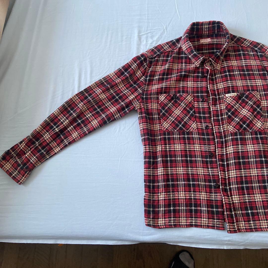 THE FLAT HEAD ネルシャツ