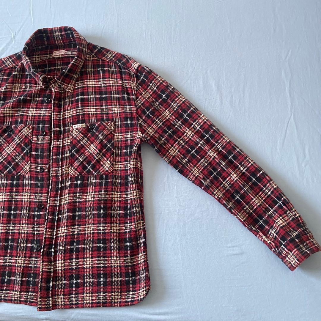 THE FLAT HEAD ネルシャツ