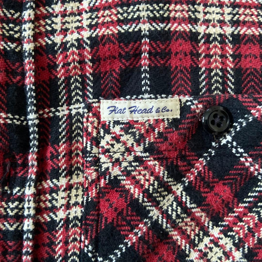 THE FLAT HEAD ネルシャツ