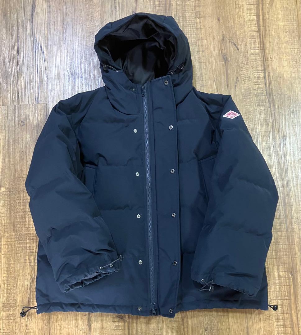 【DANTON】【ダウンジャケット】【ネイビー】【XS】【1シーズンのみ使用】