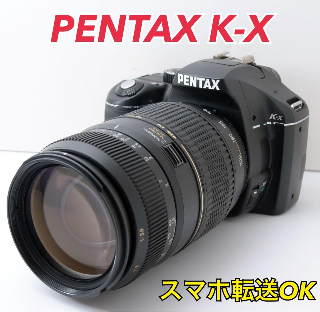 S数約500回！PENTAX K-X★望遠レンズ★スマホ転送★美品