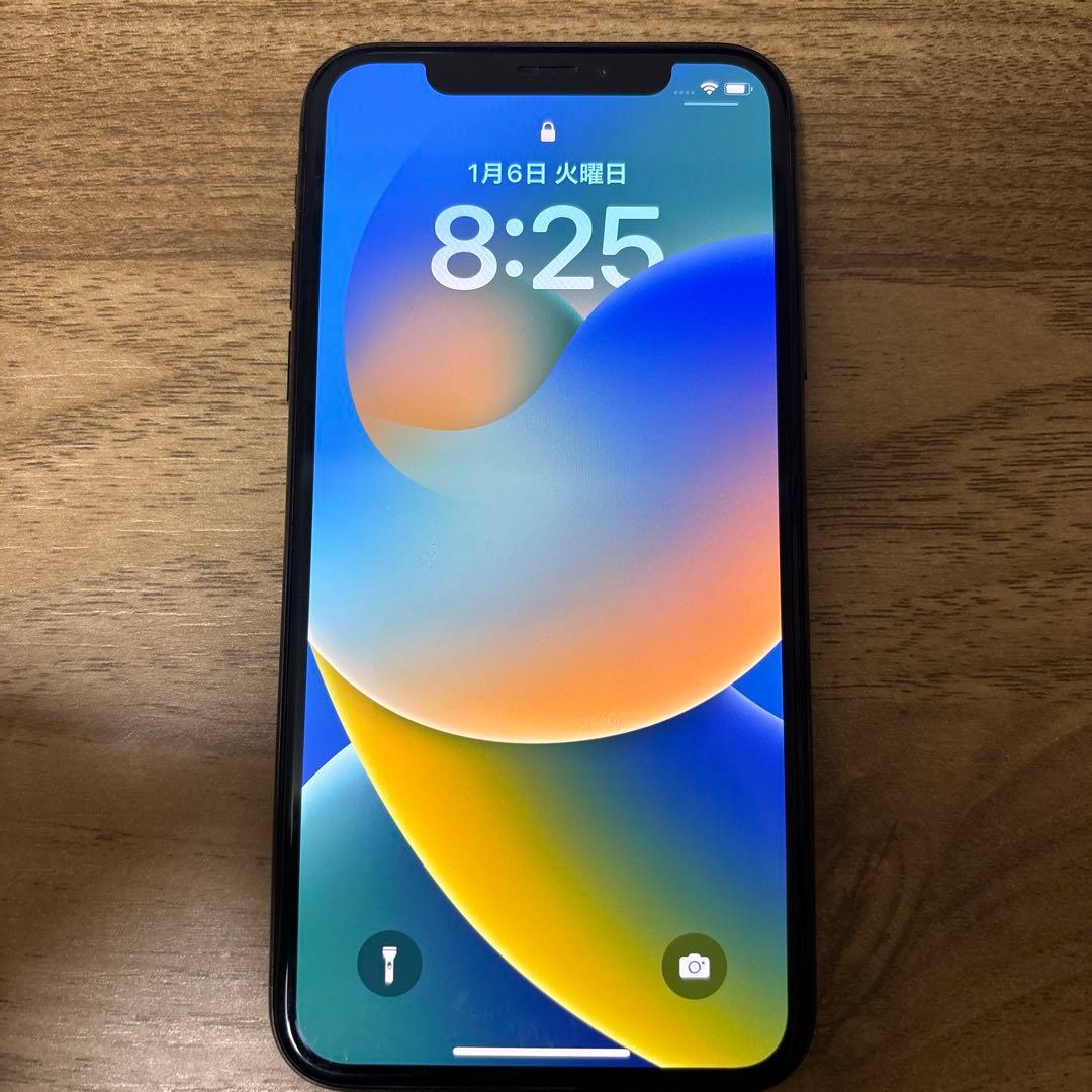 Apple iPhone X 64gb スペースグレイ　ブラック