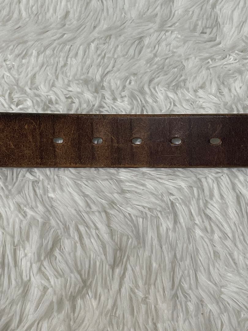 Levi’s リーバイス 本革 レザーベルト ブラウン USA刻印 ヴィンテージ