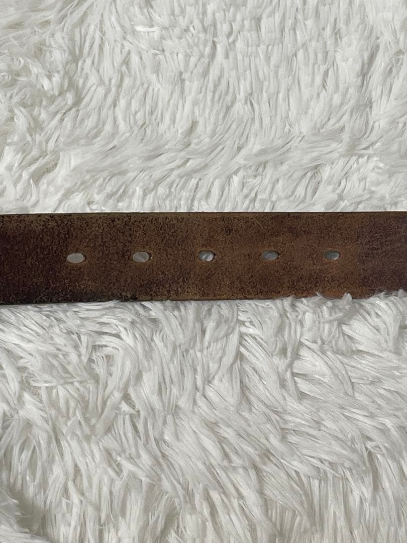 Levi’s リーバイス 本革 レザーベルト ブラウン USA刻印 ヴィンテージ