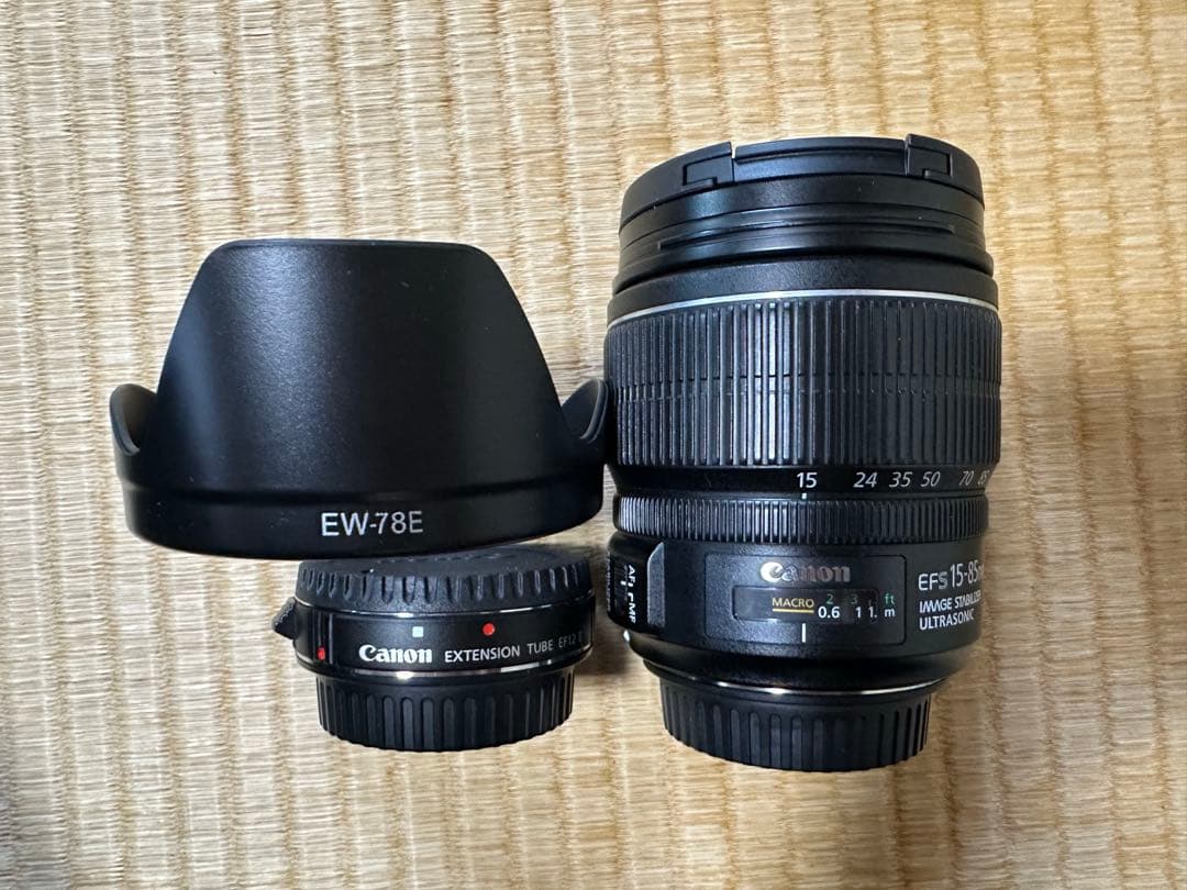 レンズ(ズーム) Canon EF-S 18-55mm f/3.5-5.6 IS USM EF12