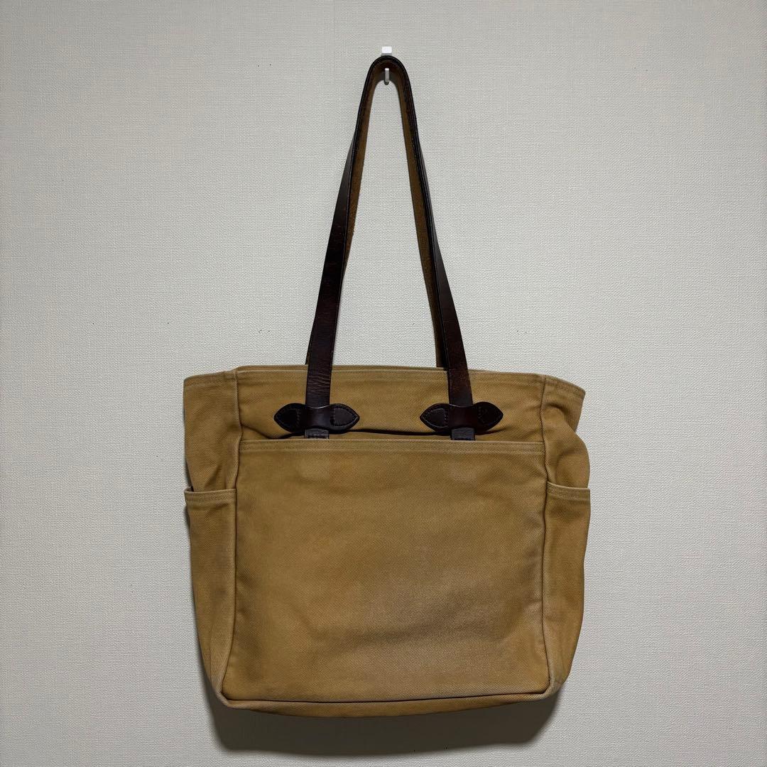 FILSON ベージュ キャンバス トートバッグ