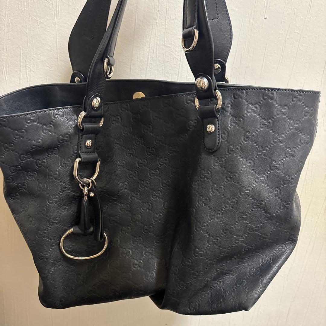 GUCCI ブラック トートバッグ