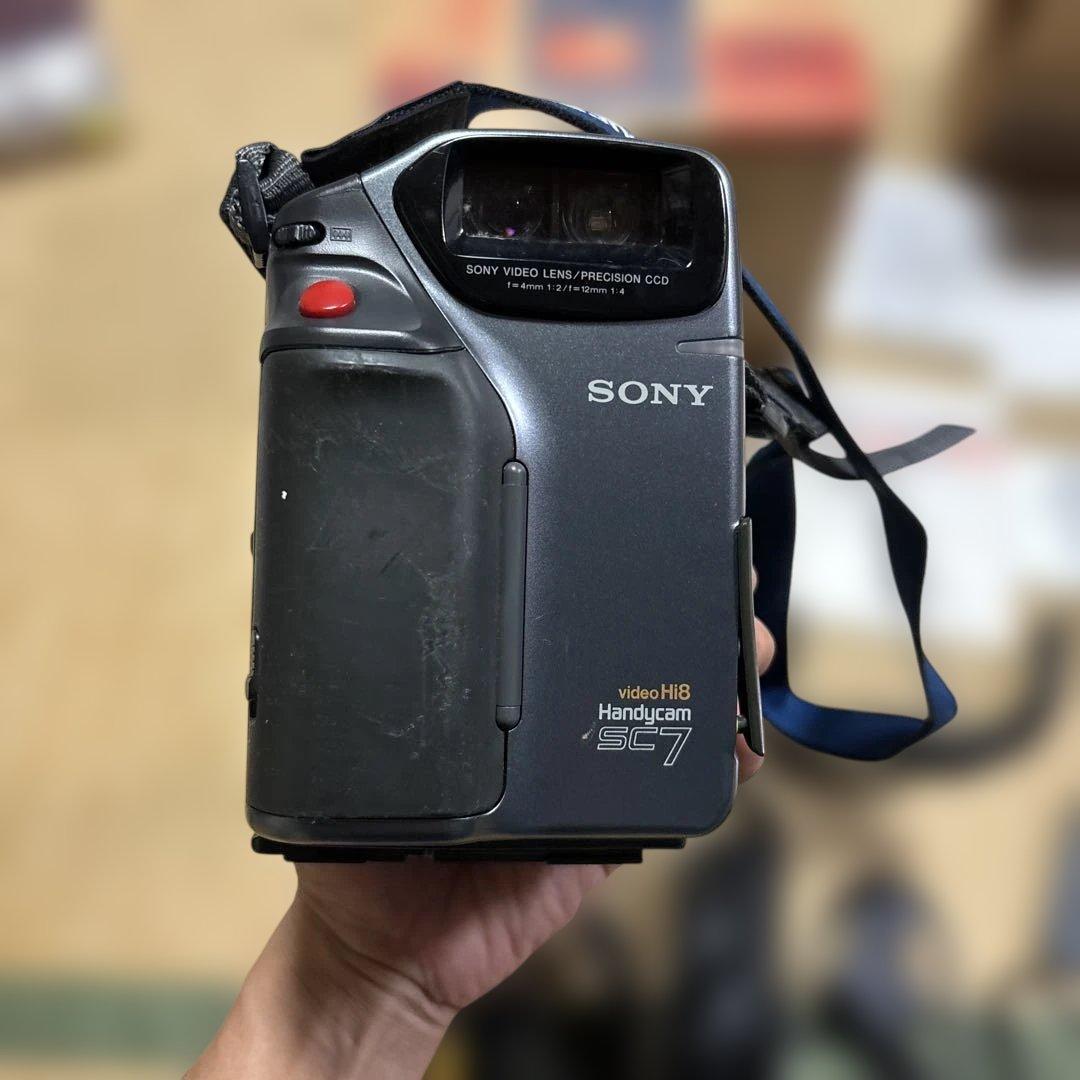 SONY Handycam CCD-SC7 Hi8ビデオカメラ　ジャンク