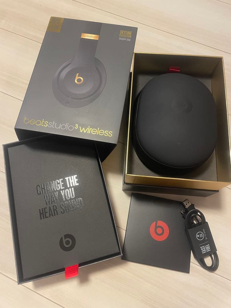 【美品】Beats Studio3 Wireless ブラック/ゴールド