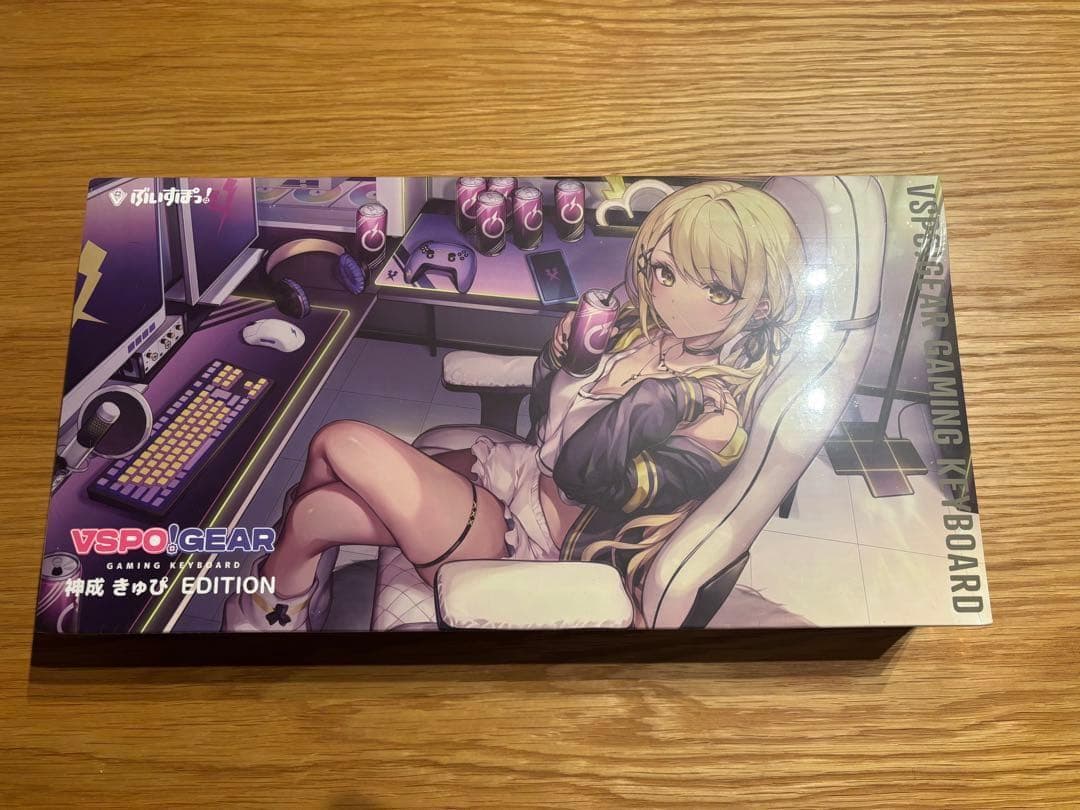 新品未開封 VspoGear ゲーミングキーボード 神成きゅぴ EDITION