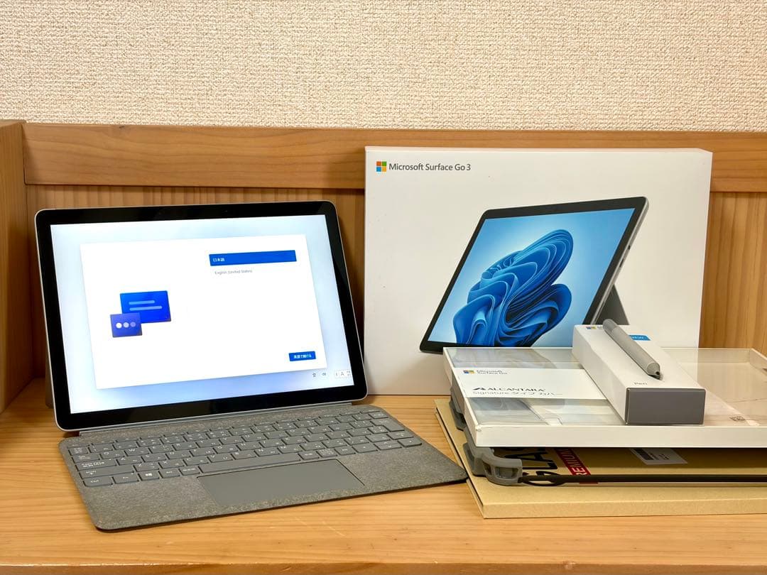 Microsoft Surface Go 3 本体と付属品多数