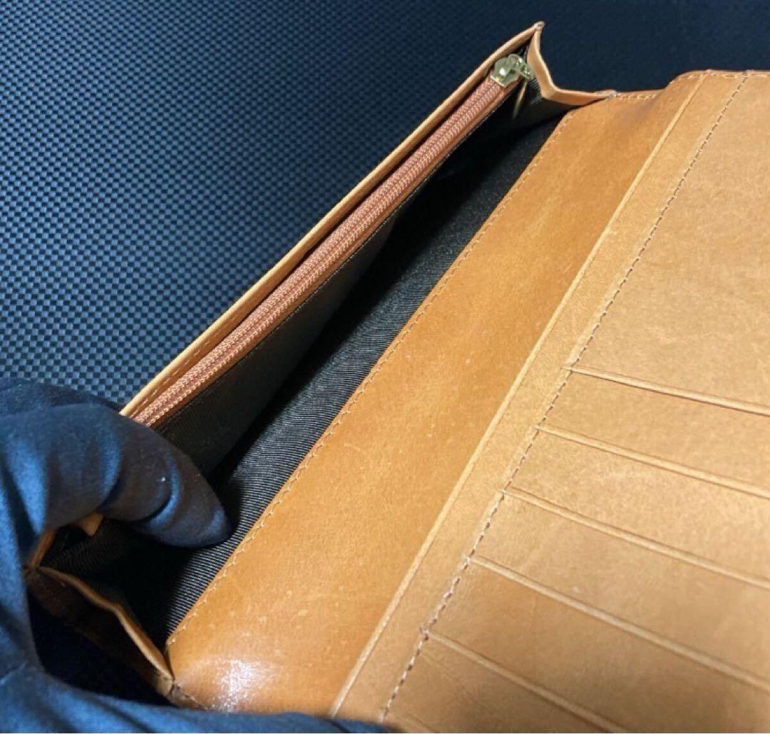 シェルコードバン ロカド 二つ折り 長財布 小銭入れ 馬革 ダークグリーン