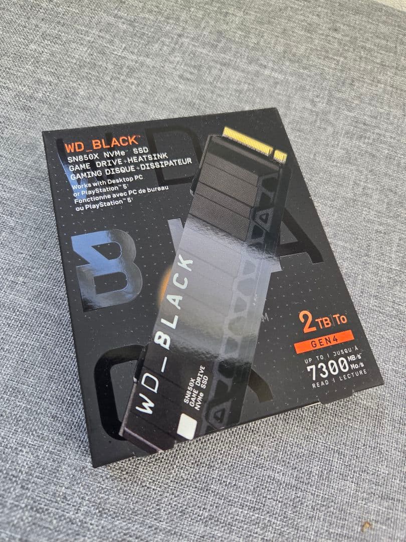 【新品、未開封】WD_BLACK SN850X 2TB SSD m.2