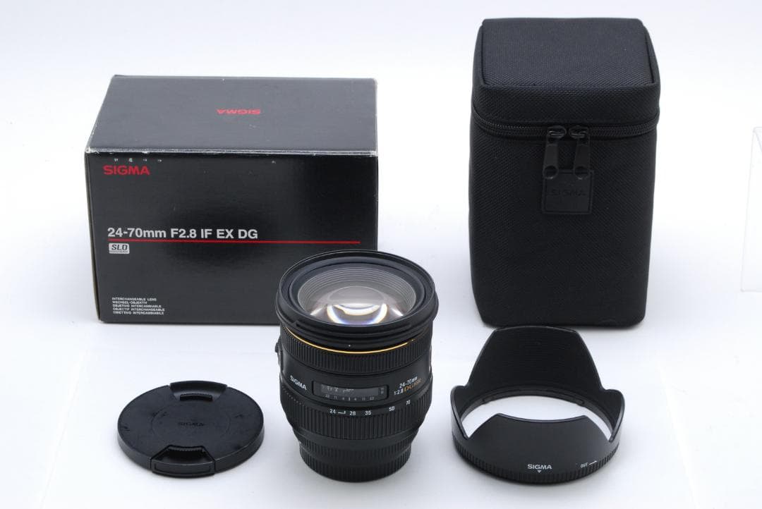 元箱 極美品 SIGMA 24-70mm 2.8 EX DG Canon#307
