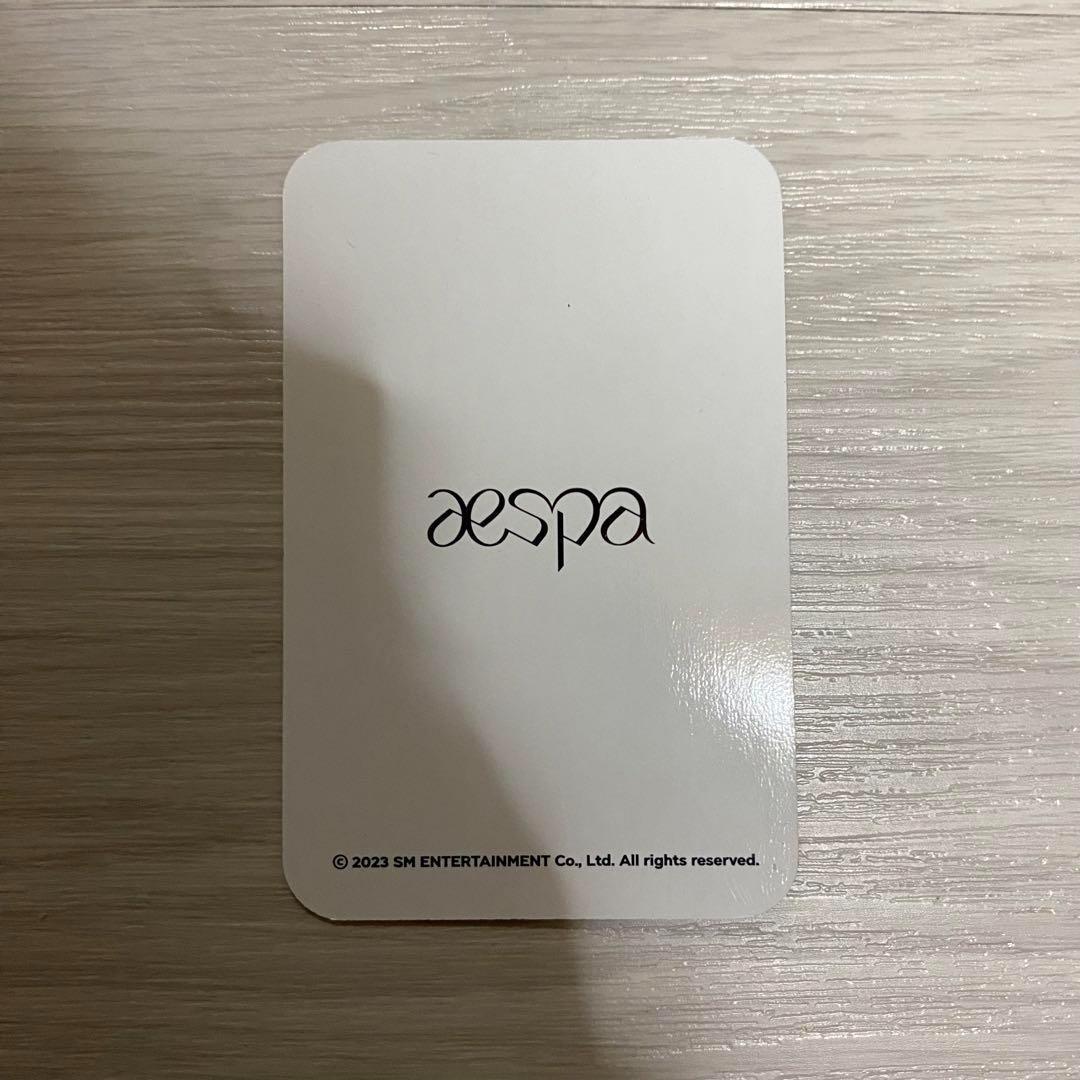 ★SGS限定★ aespa エスパ カリナ KARINA ペンライト 公式トレカ