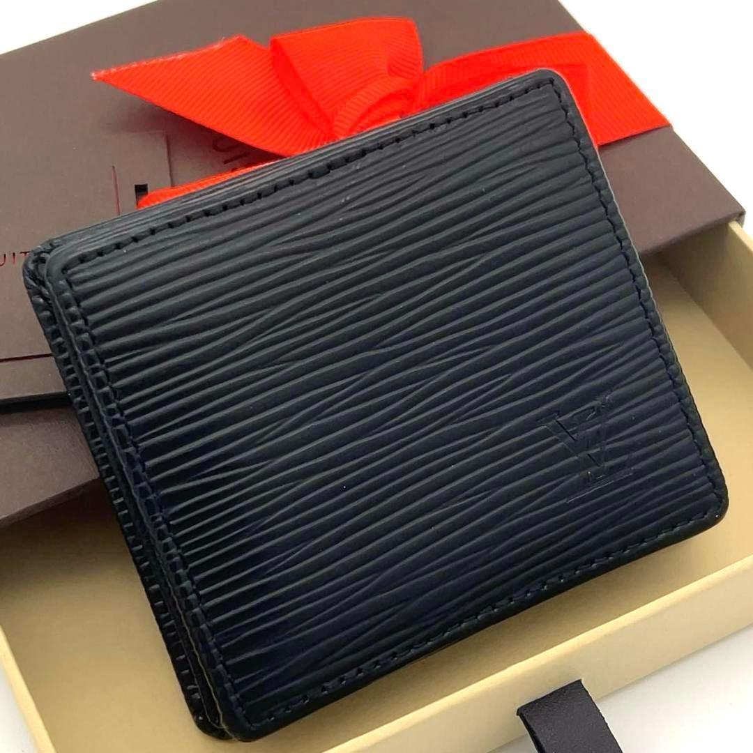 【極美品】ルイヴィトン エピ ケース ポルトモネ ボワット ブラック
