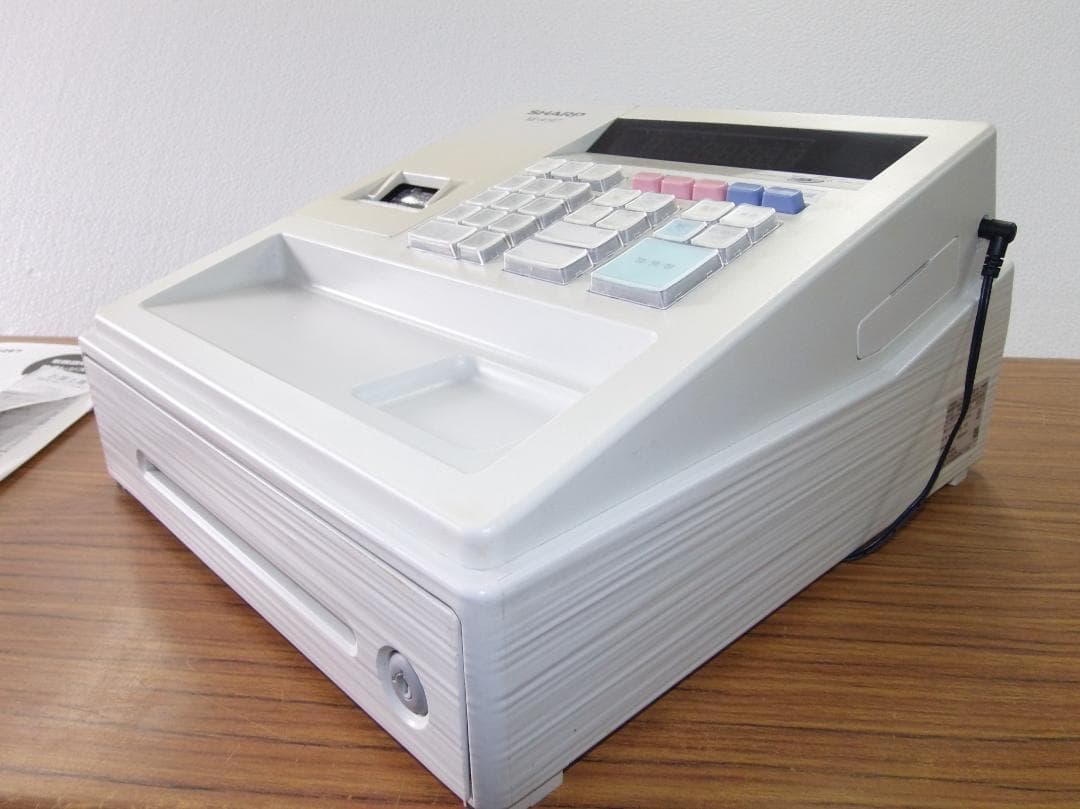 設定無料 SHARP XE-A147-W 横型領収8部門レジスター 250622