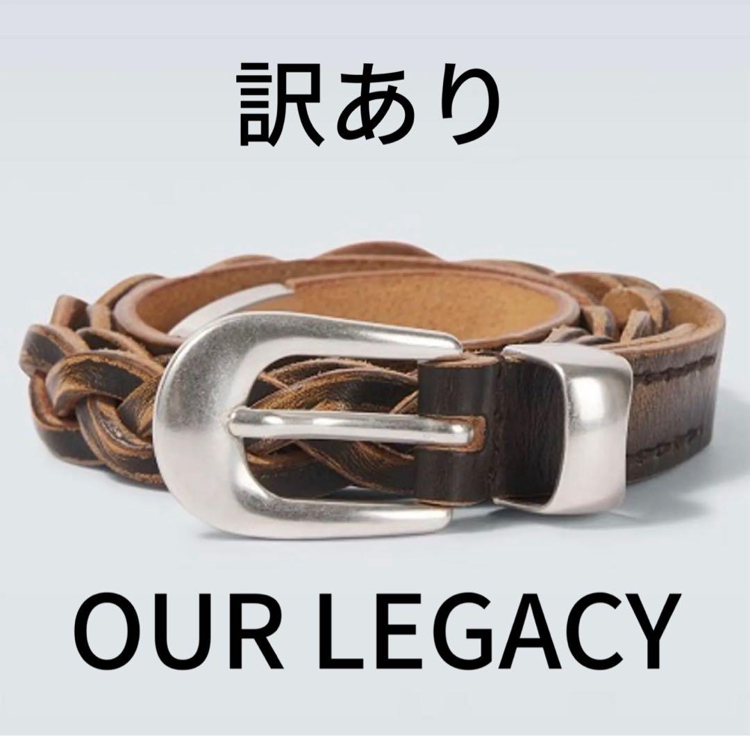 斉藤 OUR LEGACY／VINTAGE BLACK LEATER