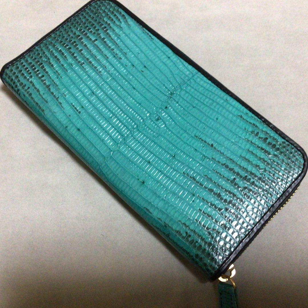 特別価格　シャイニング　リザード✖️パイソン　ラウンドファスナーウォレット