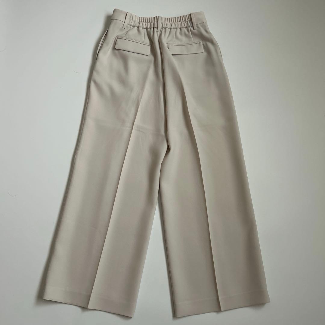 美品♡PLST プラステ　ノーカラー　ワイドパンツスーツ　セレモニー　L　手洗可