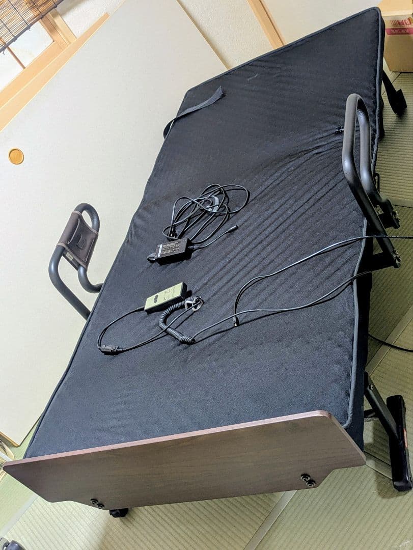 【送料込み】ATEX 折りたたみ電動リクライニングベッド