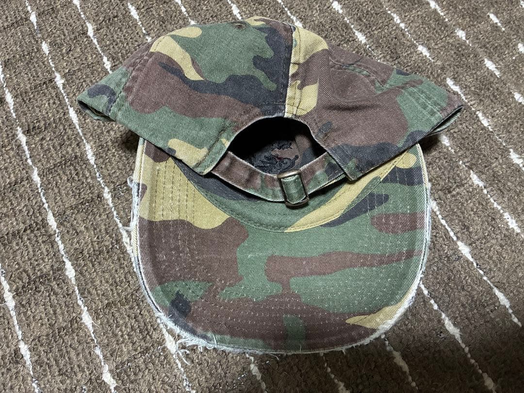 ALEXANDER DIGENOVA 25SS 迷彩CAP カモ　ダメージ加工