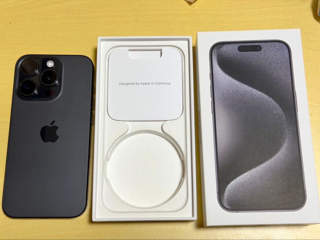 iPhone15Pro 128GB ブラック 最大容量86%