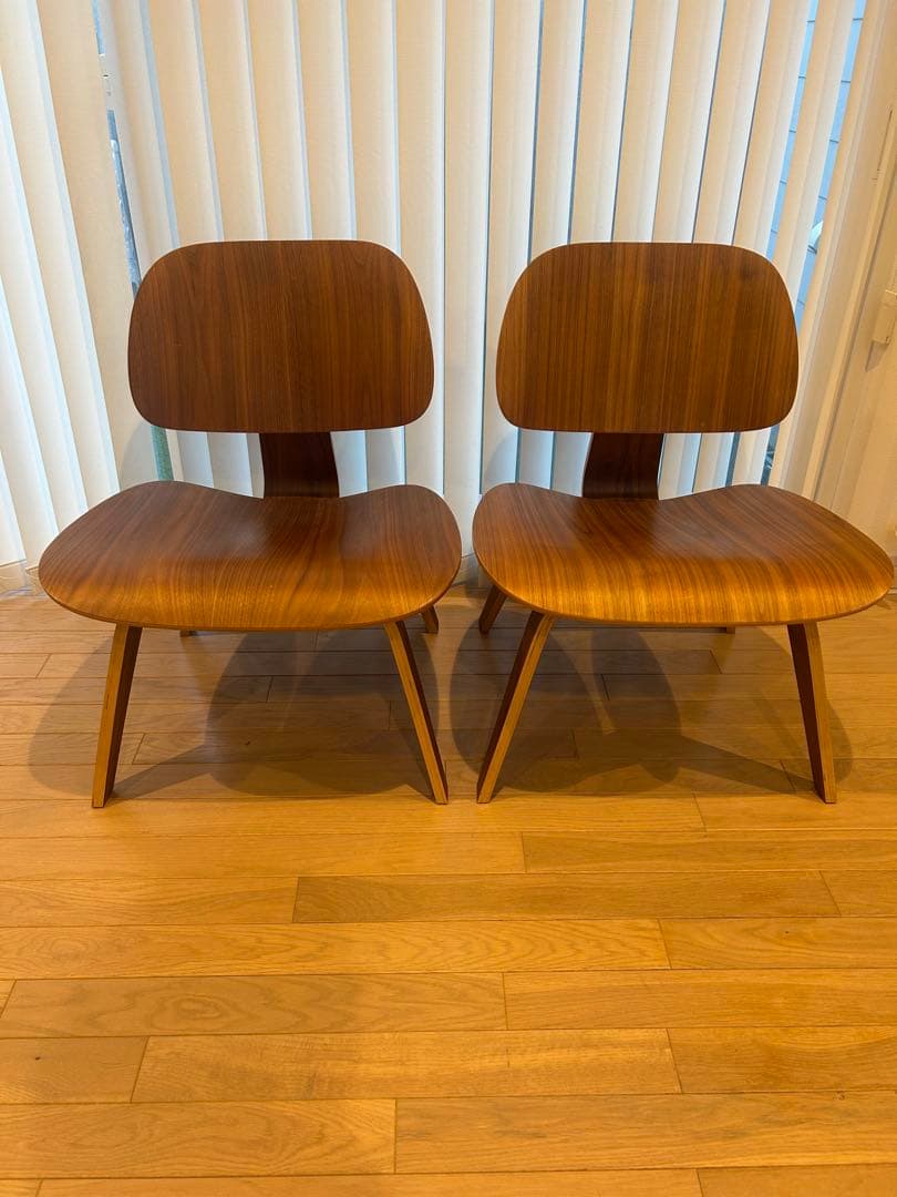 Herman Miller lcw イームズラウンジチェア リプロダクト 2脚