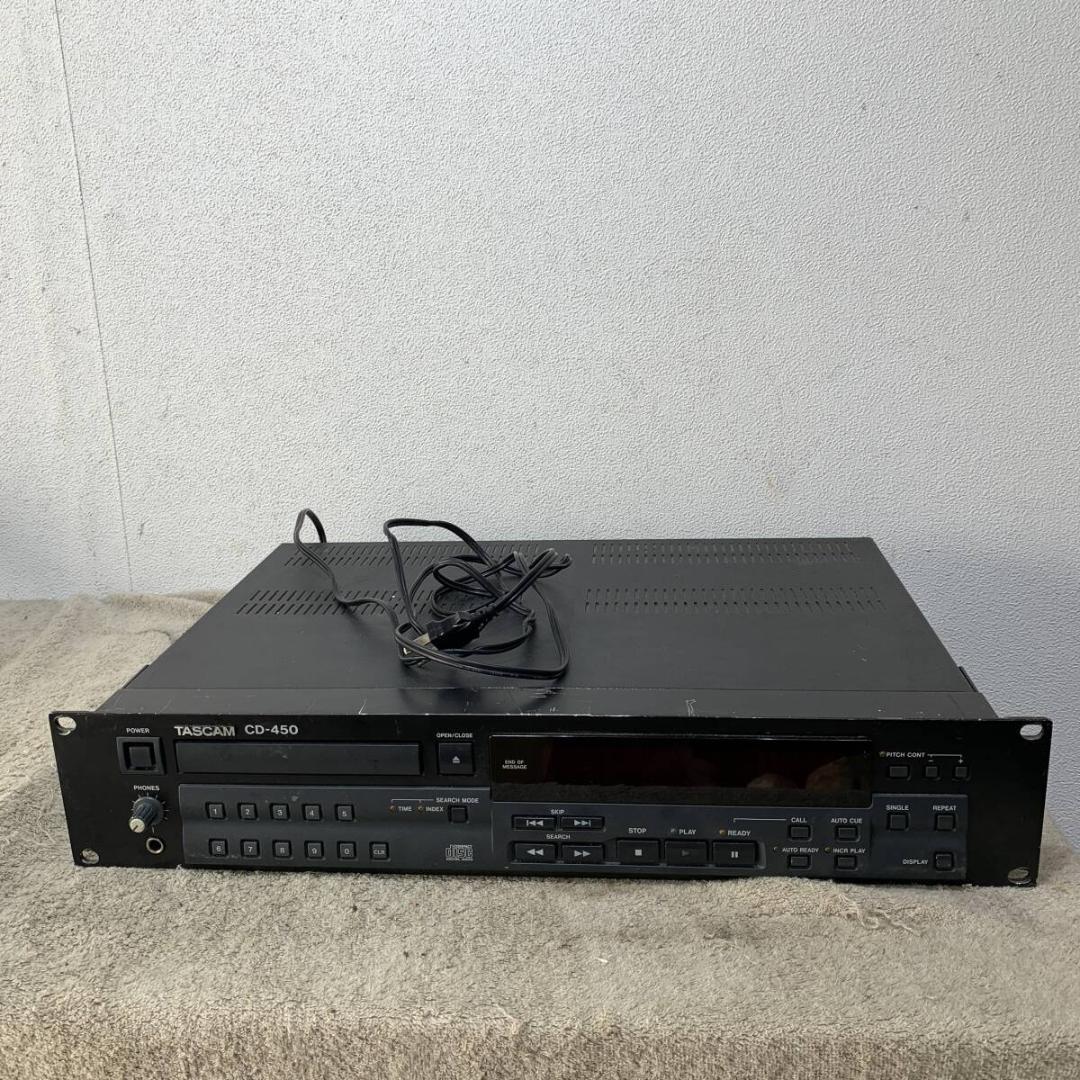 ジャンク品　TASCO　CD-450　CDプレーヤー　業務用　XZ4105
