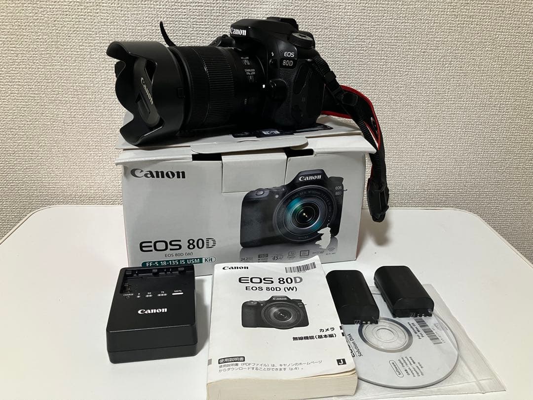 美品　Canon EOS 80Ｄ　18-135mm レンズキット