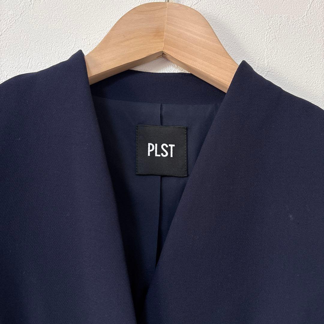 プラステ　ウォームリザーブ　パンツスーツ　ネイビー　XS