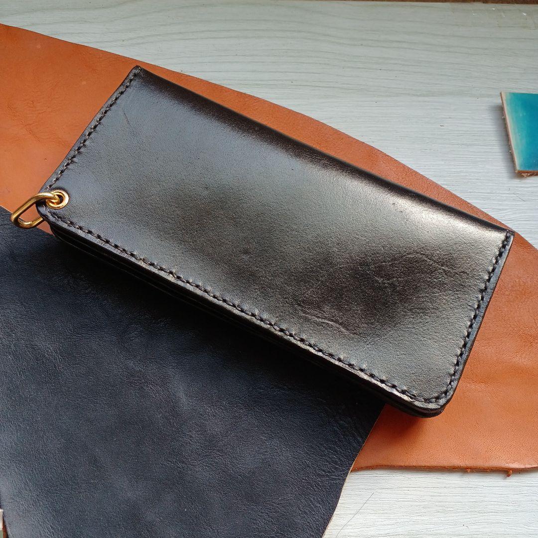 トラッカーウォレット　ロング　茶芯　ハンドメイド　42TALON
