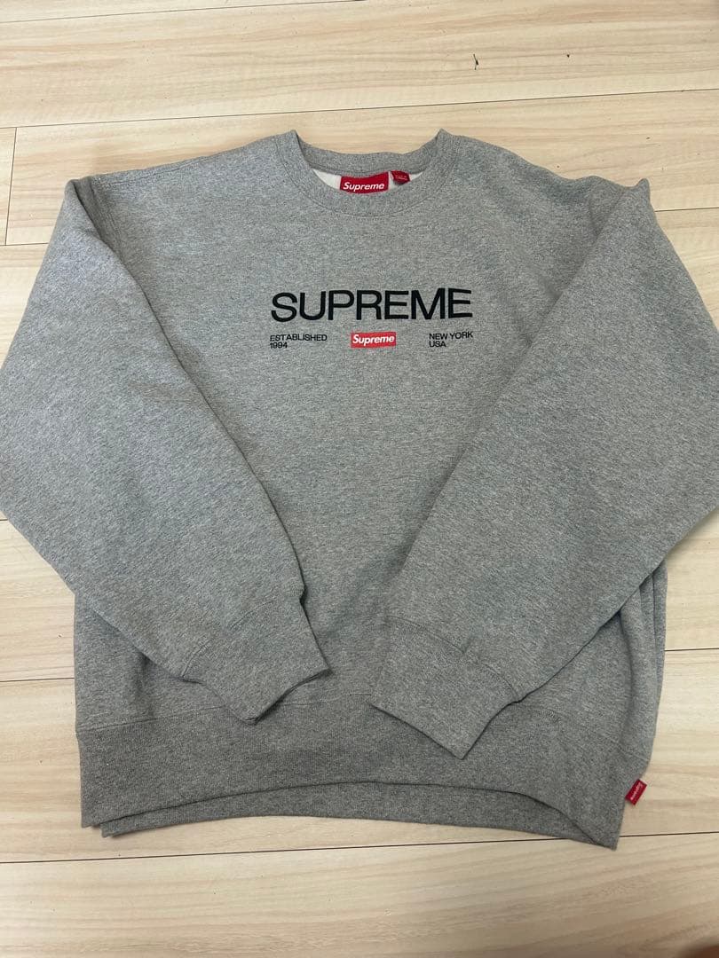 トップス supreme ESTABLISHED CREWNECK M