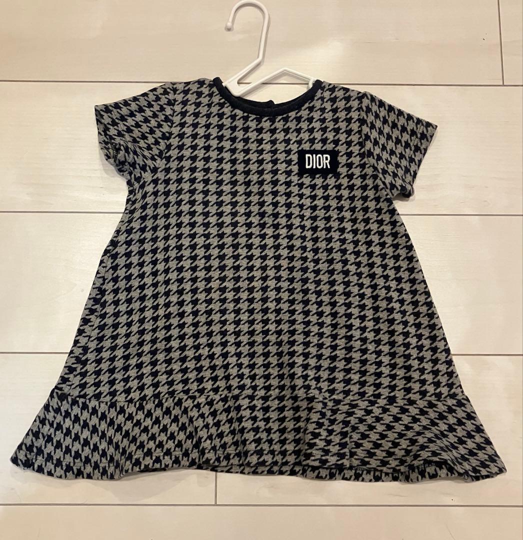 【本日限定価格】18900円→16900円 ベビーディオール ワンピース 千鳥柄