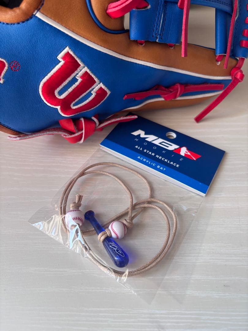 【残一つ】ムーキー•ベッツ　Allstar pieces ネックレス　アクリル