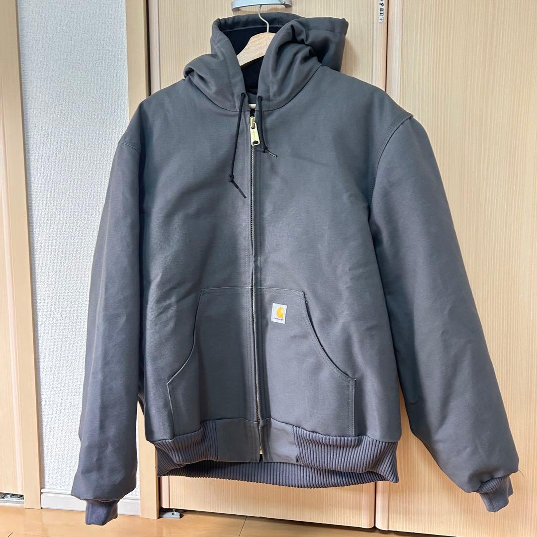 Carhartt アクティブジャケット　希少　USA製　グレー　Mサイズ